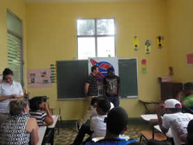 Board Member Harold Mendez introduces DRSEA student